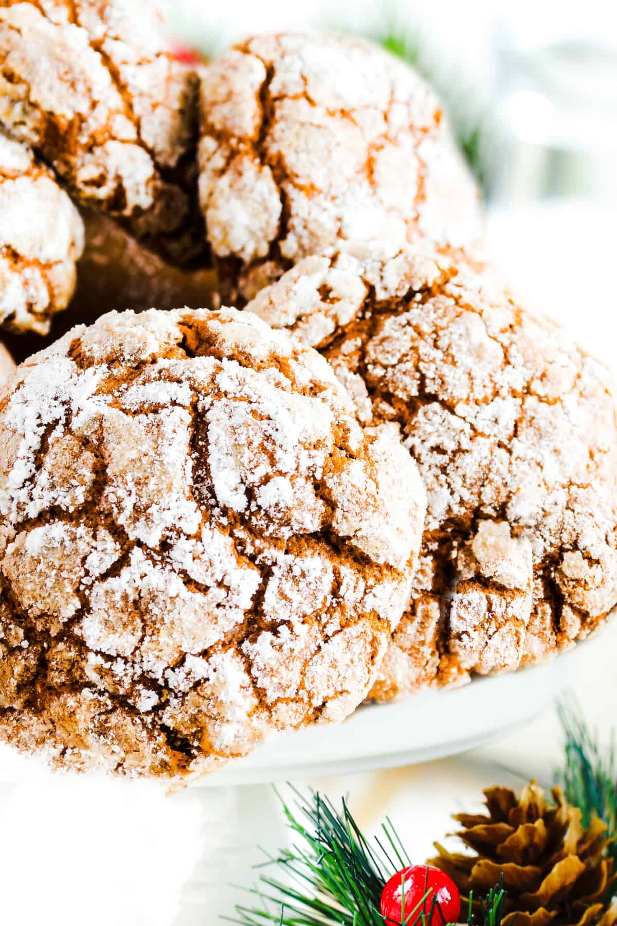Bake a Holiday Tradition: Classic Spiced Gingerbread Crinkle Cookies